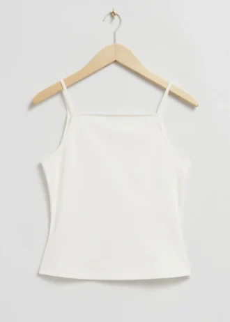 90’er-inspireret tanktop med firkantet halsudskæring