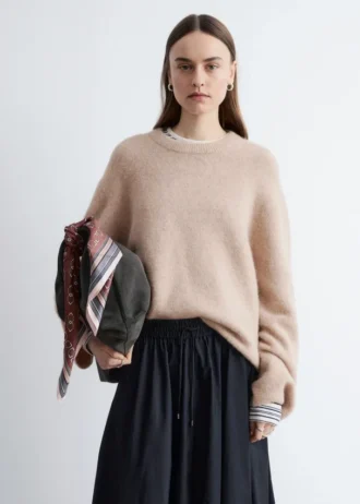 Alpaca-blandet sweater