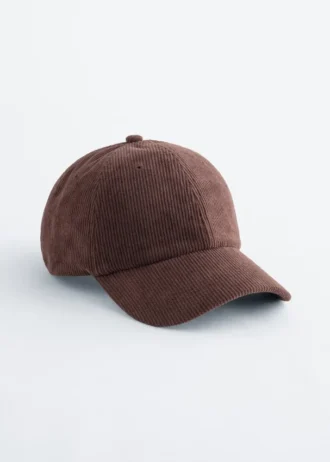 Baseballkasket i fløjl