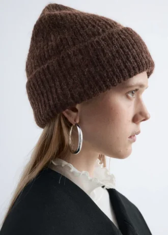Beanie i uldblanding