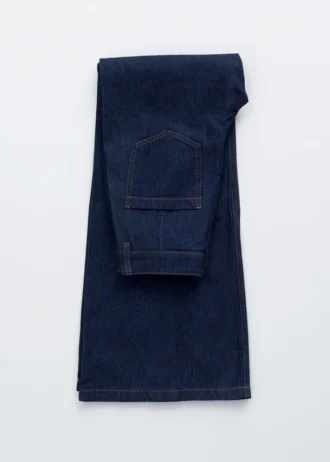 Bootcut-Jeans med omviklet søm