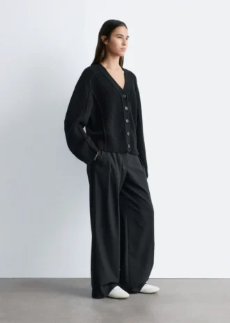 Cardigan i merinould