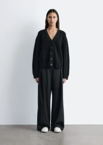 Cardigan i merinould