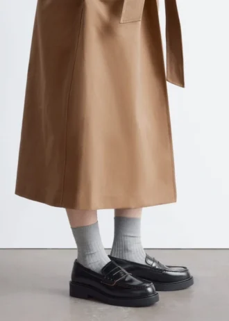 Chunky læderloafers