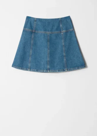 Denim-miniskirt