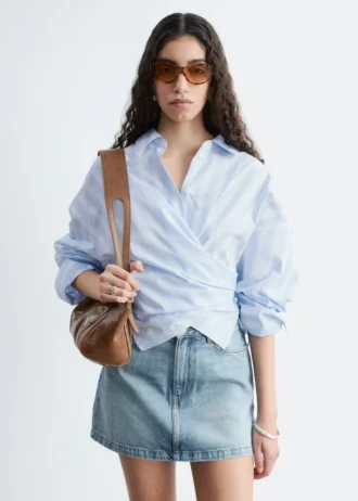 Denim-miniskirt
