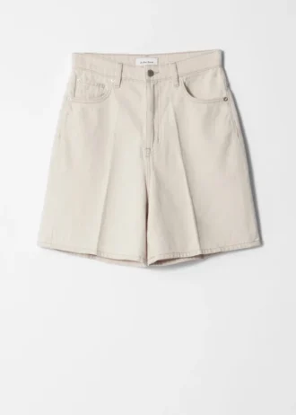 Denimshorts med brede ben