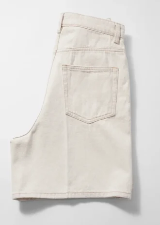 Denimshorts med brede ben