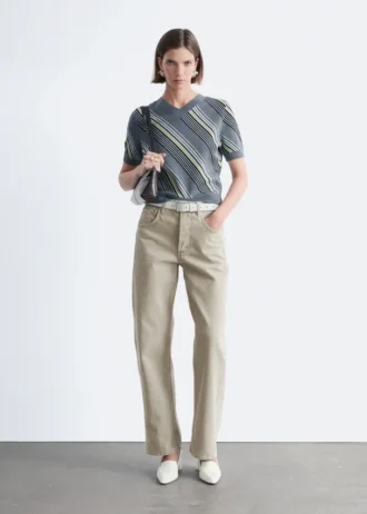 Jeans med tøndeformede ben