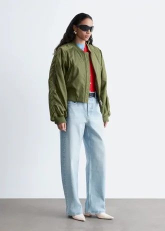 Jeans med tøndeformede ben