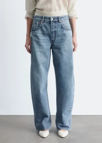 Jeans med tøndeformede ben