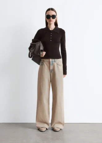 Jeans med vidde
