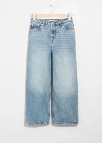 Korte jeans med vidde