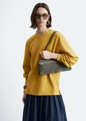 Langærmet jersey-top