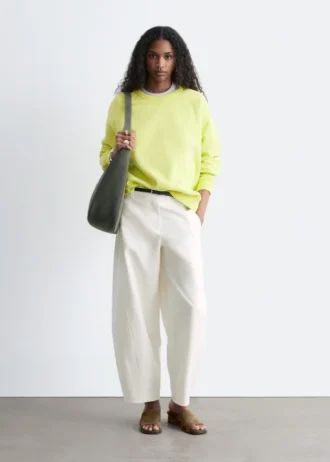 Oversized sweatshirt i bomuldsjersey