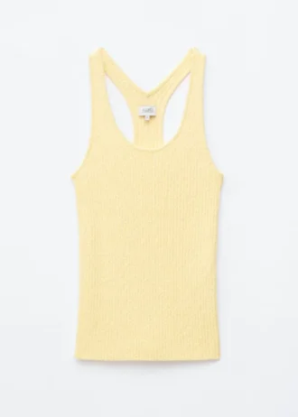 Racerback-top i bomuld