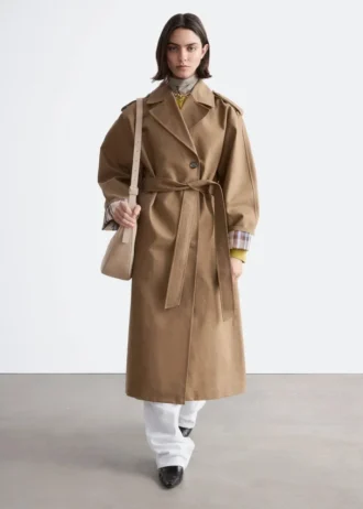 Trenchcoat med bælte